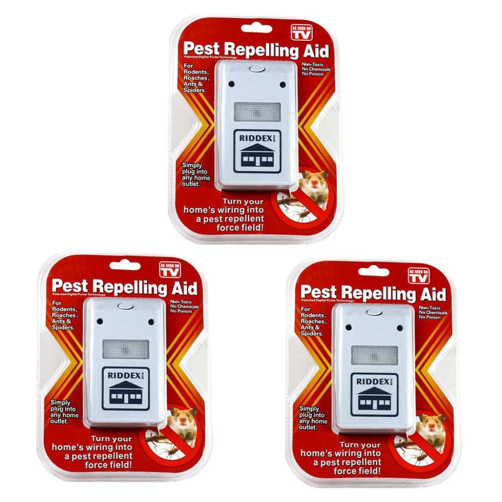 3 pk riddex pest repellant